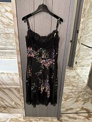 Colestore Dolce & Gabbana Flower Bouquets-Print Habotai Slip  dress - 3