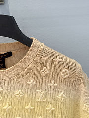 Colestore Louis Vuitton 3D Monogram Tie Dye Knit Top in a Pastel Rainbow color - 5