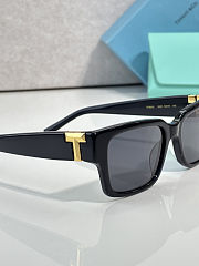 Colestore Tiffany & Co. Sunglasses in Black Acetate with Dark Grey lenses - 4