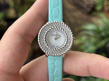 Colestore Tiffany & Co. Tiffany Rope Watch in White Gold with Diamonds 27mm