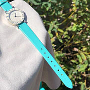 Colestore Tiffany & Co. Atlas Tiffany Blue Leather Watch - 5