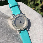 Colestore Tiffany & Co. Atlas Tiffany Blue Leather Watch - 2
