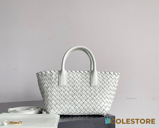 Colestore  Bottega Veneta Mini Cabat Ice Mint 20x15x12cm - 1