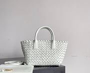 Colestore  Bottega Veneta Mini Cabat Ice Mint 20x15x12cm - 1