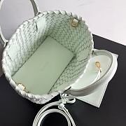 Colestore  Bottega Veneta Mini Cabat Ice Mint 20x15x12cm - 3