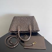 Colestore  Bottega Veneta Mini Cabat Dark Brown 20x15x12cm - 4