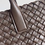 Colestore  Bottega Veneta Mini Cabat Dark Brown 20x15x12cm - 2