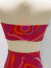 Colestore Pucci Marmo Embellished Bikini Top in Multicoloured  - 3
