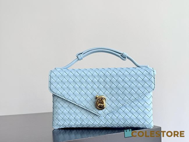 Colestore  Bottega Veneta Women's Knot Lock in Blue 25×16×5.5cm - 1