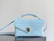 Colestore  Bottega Veneta Women's Knot Lock in Blue 25×16×5.5cm - 5