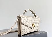 Colestore  Bottega Veneta Women's Knot Lock in Ecru 25×16×5.5cm - 6