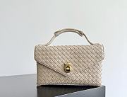 Colestore  Bottega Veneta Women's Knot Lock in Ecru 25×16×5.5cm - 5