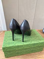 Colestore Gucci Women's Donna Pump Black smooth leather - 5