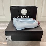 Colestore Chanel Ballet flats   Lambskin  Blue & Burgundy - 5