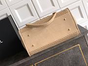 Colestore Chanel Large Shopping Bag   Braided Straw, Suede Calfskin & Gold-Tone Metal  Beige 38cm - 6