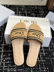 Colestore Dior Dioriviera Dior Woven Slide Trench Crocheted Raffia-Effect Technical Fabric - 2