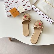 Colestore Louis Vuitton LV x TM Chinelo Lily Beige Raffia - 3