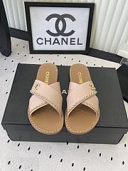 Colestore  Chanel Mules Calfskin, light beige - 1