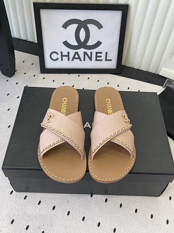 Colestore  Chanel Mules Calfskin, light beige