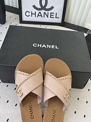 Colestore  Chanel Mules Calfskin, light beige - 4
