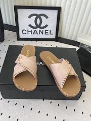 Colestore  Chanel Mules Calfskin, light beige - 3