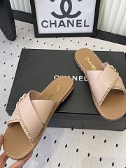 Colestore  Chanel Mules Calfskin, light beige - 6
