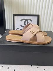 Colestore  Chanel Mules Calfskin, light beige - 5