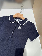 Colestore Chanel Knit Bodysuit Navy - 6