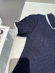 Colestore Chanel Knit Bodysuit Navy - 2