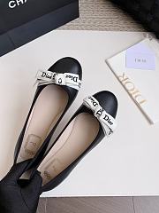 Colestore Dior J'Adior Ballet Flat Black Lambskin  - 6