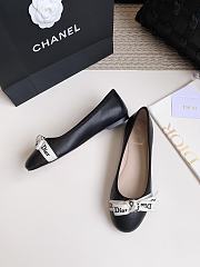 Colestore Dior J'Adior Ballet Flat Black Lambskin  - 4
