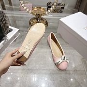 Colestore Dior J'Adior Ballet Flat Soupir Pink Lambskin - 2