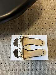 Colestore Dior J'Adior Slide Black Embroidered Cotton - 5