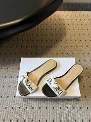 Colestore Dior J'Adior Slide Black Embroidered Cotton - 2