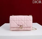 	 Colestore Dior My Tender Dior Top Handle Mini Bag Rose Tendre Macrocannage Lambskin 21 x 11.5 x 7 cm - 1
