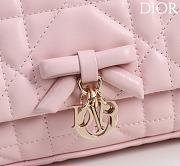 	 Colestore Dior My Tender Dior Top Handle Mini Bag Rose Tendre Macrocannage Lambskin 21 x 11.5 x 7 cm - 2