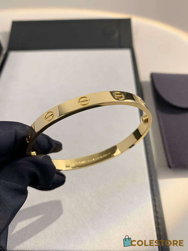 Colestore  Cartier Love bracelet,single-screw closure, classic model Yellow gold - 1