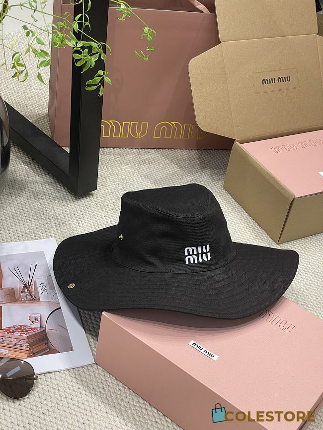 Colestore Miu Miu Drill hat Black/White - 1