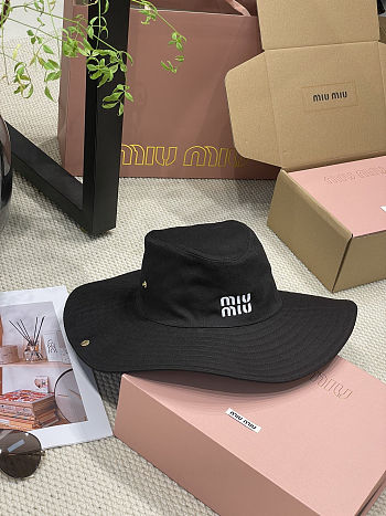 Colestore Miu Miu Drill hat Black/White