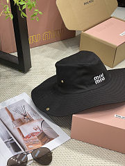 Colestore Miu Miu Drill hat Black/White - 3