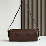 Colestore Miu Miu Nappa leather pouch Briarwood 22x9x9cm - 1
