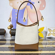 Colestore Louis Vuitton Low Key Hobo PM in natural canvas and cognac cowhide 24 x 28 x 16 cm - 5