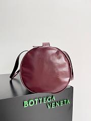 Colestore Bottega Veneta Leather Duffle bag in Burgundy  52x23x23cm - 6