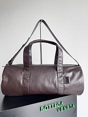 Colestore Bottega Veneta Leather Duffle bag in Chocolate  52x23x23cm - 1