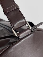 Colestore Bottega Veneta Leather Duffle bag in Chocolate  52x23x23cm - 5