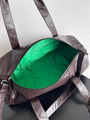Colestore Bottega Veneta Leather Duffle bag in Chocolate  52x23x23cm - 4