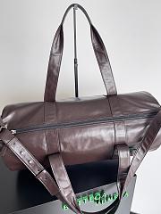 Colestore Bottega Veneta Leather Duffle bag in Chocolate  52x23x23cm - 3