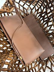 Colestore YSL ICARE medium in wood beads LIGHT WOOD AND BRICK 31–46 x 28 x 16 cm - 2