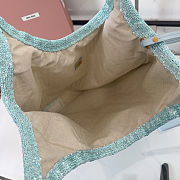 Colestore Miu Miu Ivy Sequin Mesh bag Anise 40x35cm  - 6