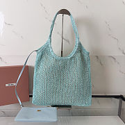 Colestore Miu Miu Ivy Sequin Mesh bag Anise 40x35cm  - 4